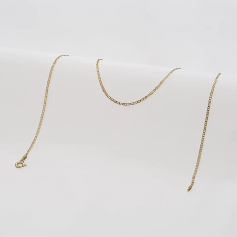Cadena Tejido Escalerita Con Destellos IT 1.7 mm 45 Cms