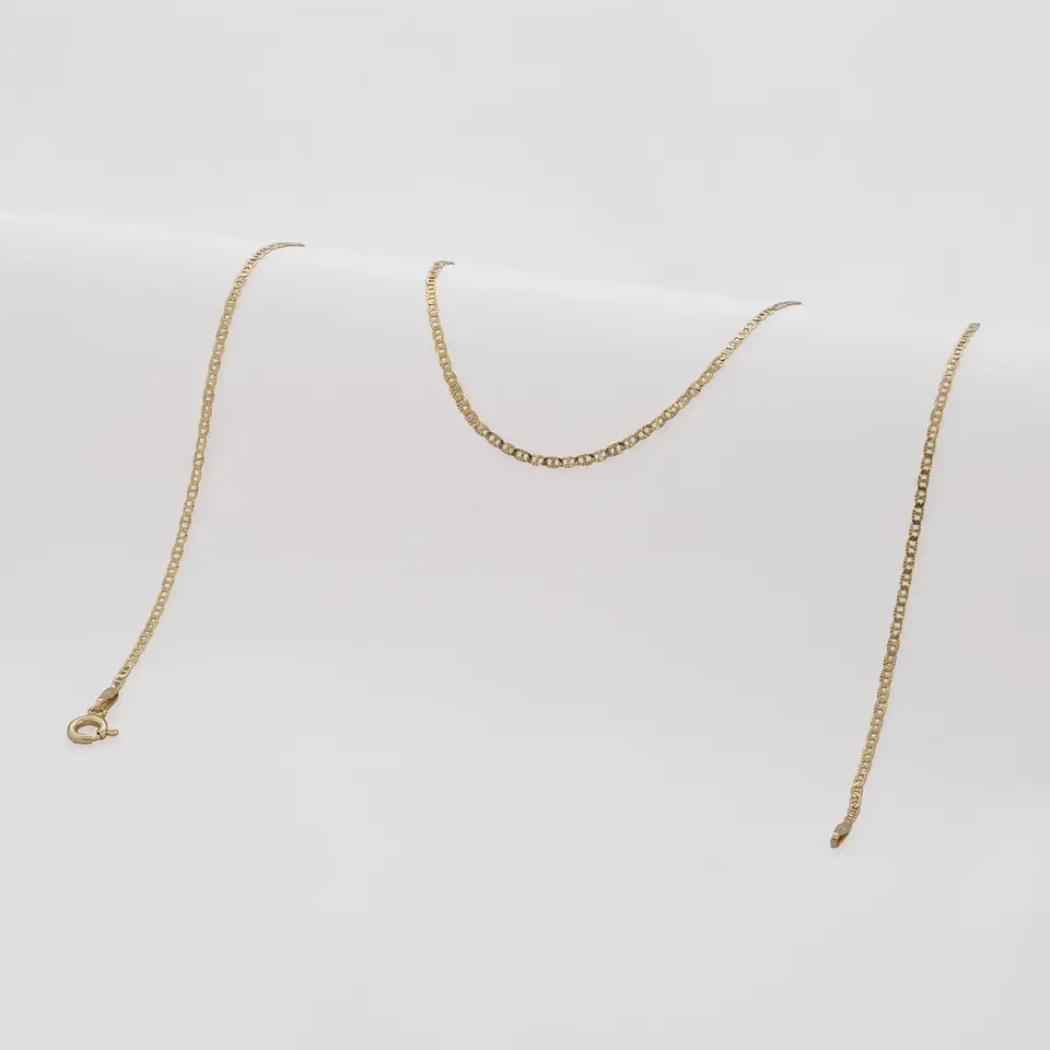 Cadena Tejido Escalerita Con Destellos IT 1.7 mm 45 Cms 1