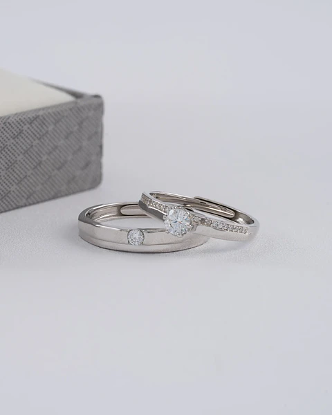 Anillo Promesa Ajustable Eternal Shine