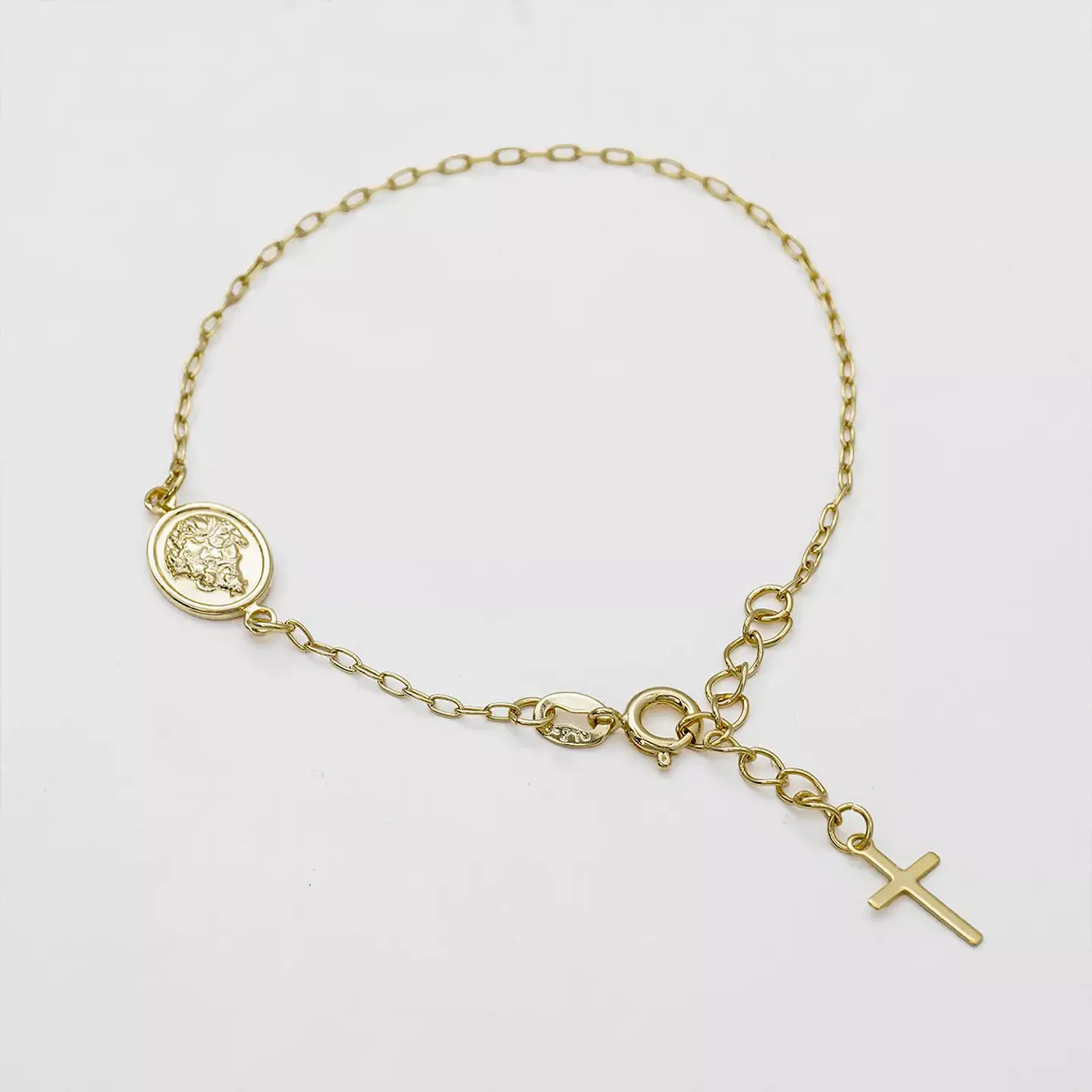Pulsera Virgen del Carmen 16.5 Cms Extensor 1