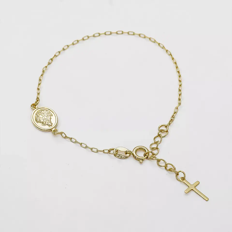 Pulsera Virgen del Carmen 16.5 Cms Extensor 1