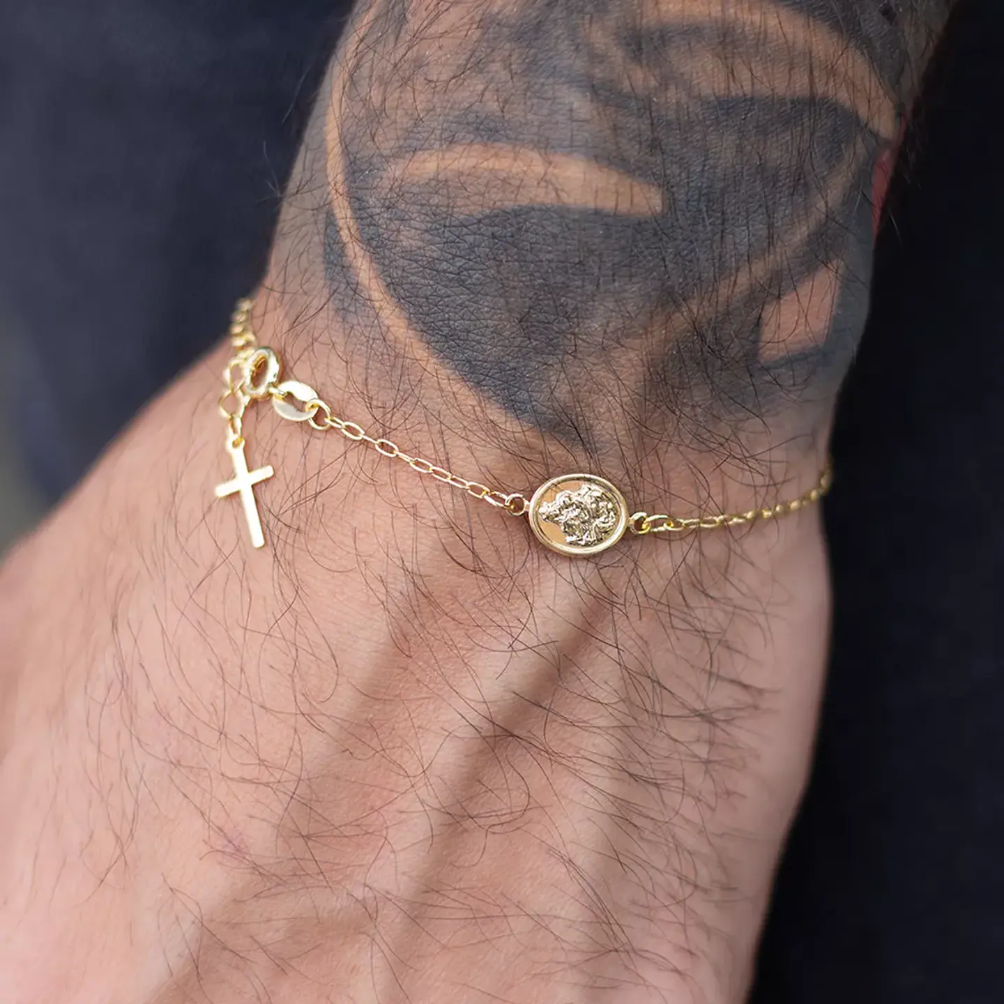 Pulsera Virgen del Carmen 16.5 Cms Extensor 2