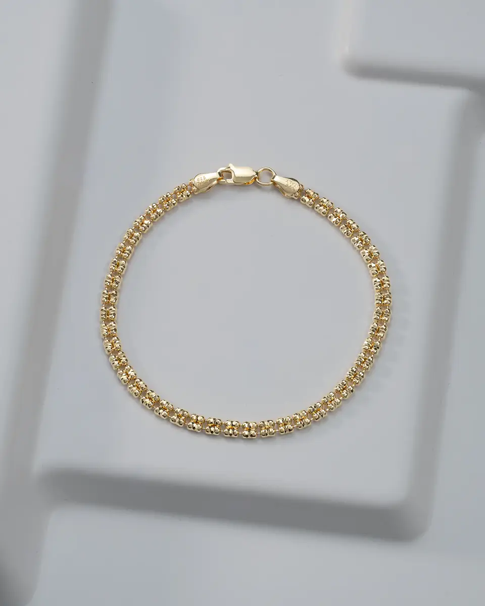 Pulsera Tejido ICE GOLD 2L IT 19.5 Cms | Caballero |Pulseras de Moda 2