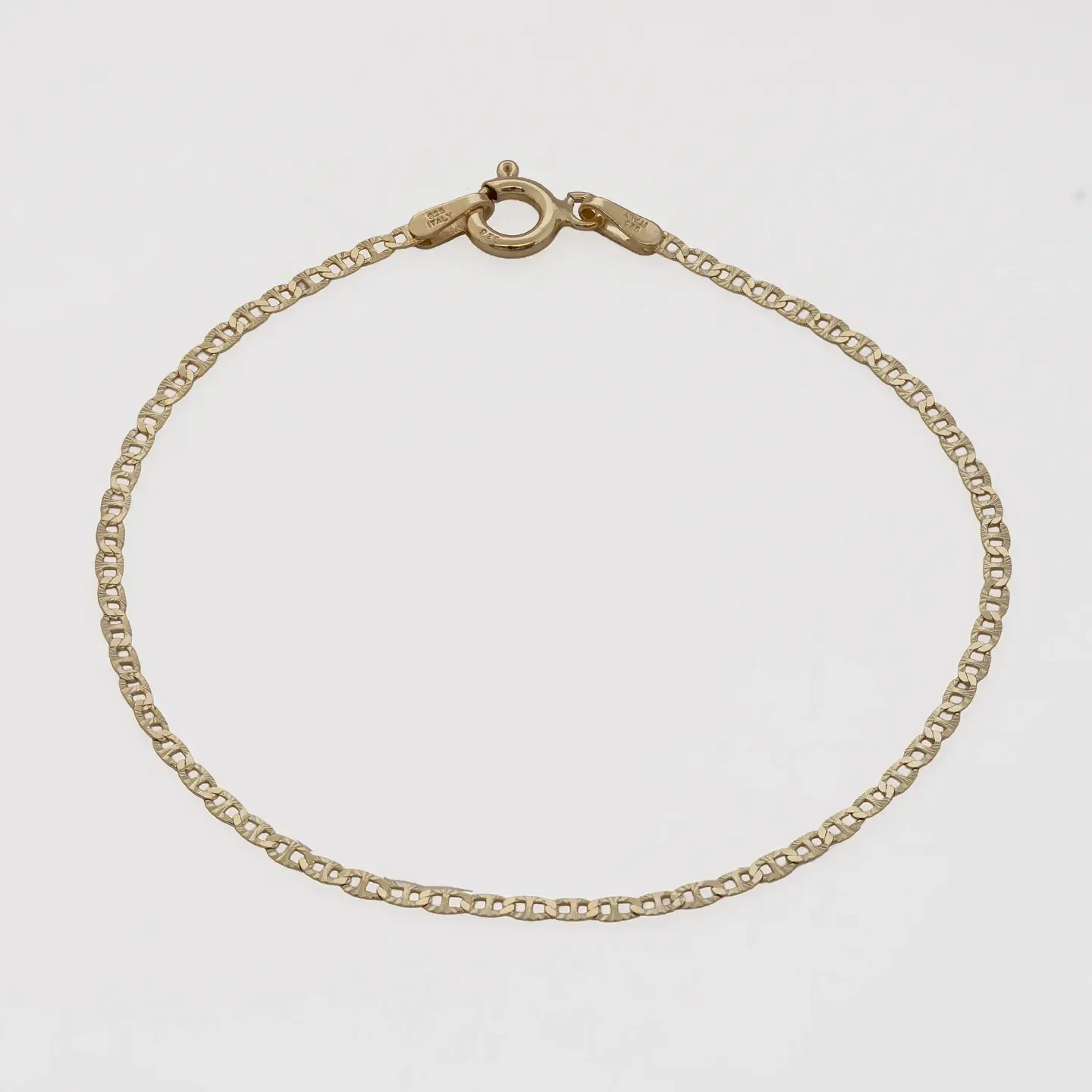 Pulsera Tejido Escalerita Con Destellos IT 1.7 mm 16.5 Cms 3