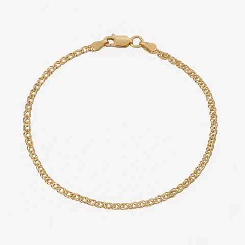 Pulsera tejido  Cubana Cruzada 2,4 mm 19.5 Cms | Moda2026