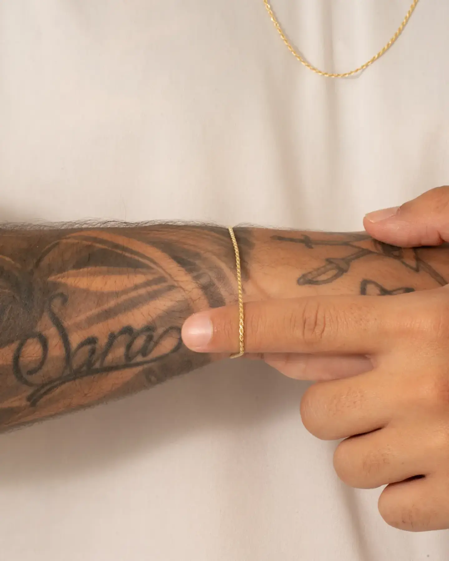 Pulsera  Tube Gold IT 19.5 Cms | Joyeria Fina 1