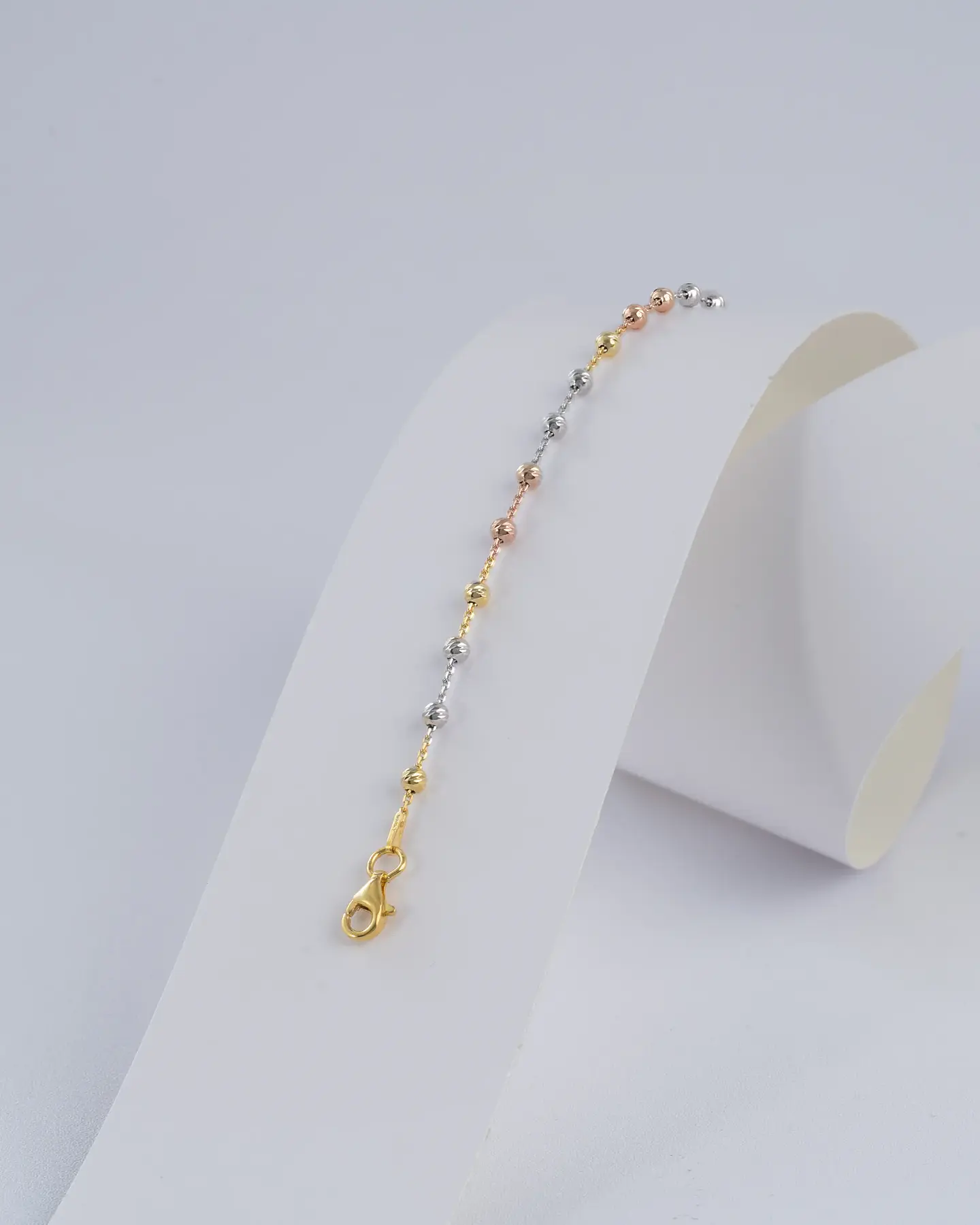 Pulsera tejido  Station Redonda 3C IT 16 Cms | 3 Oros  2