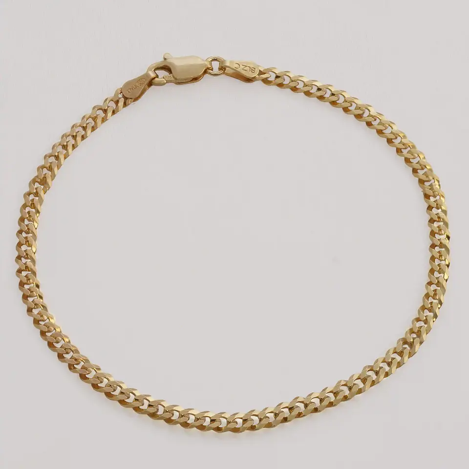 Pulsera tejido Cubana Link IT 3,1 mm 19 Cms |Pulseras caballero 1Modamasculina 1