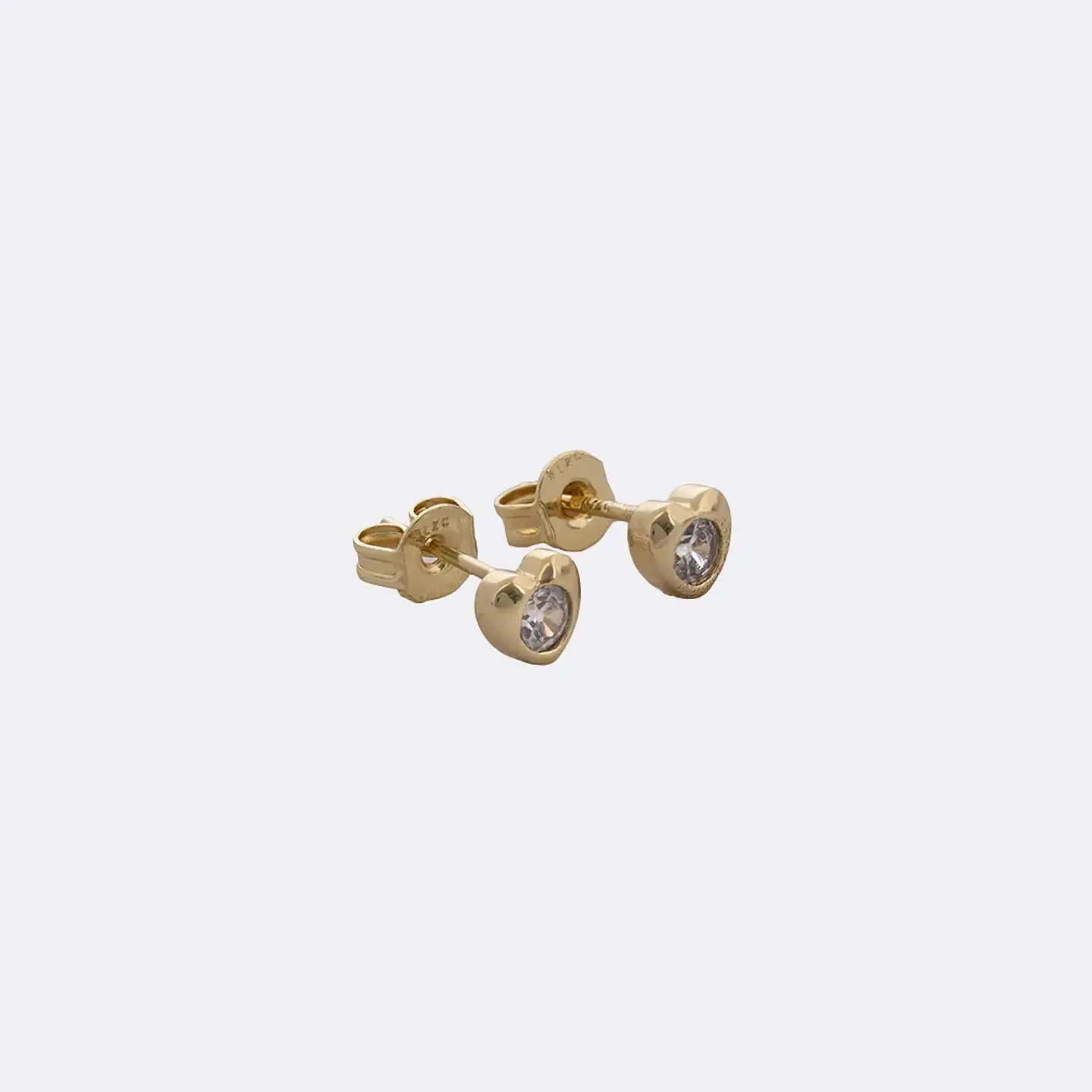 Arete topo Corazon Crystal | Joyería femenina 1