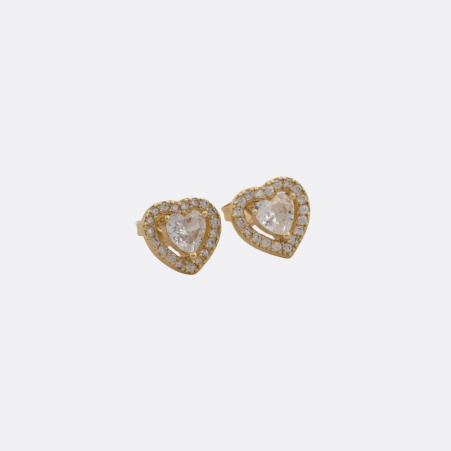 Arete Amore Halo mujer 9 mm |Joyas finas |Circon 1