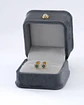 Arete Green Fleur 6 mm | flores | Oro laminado18k - Miniatura 3