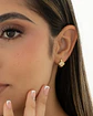 Arete Candonga Clover Luxe 12 mm | Joya femenina - Miniatura 2