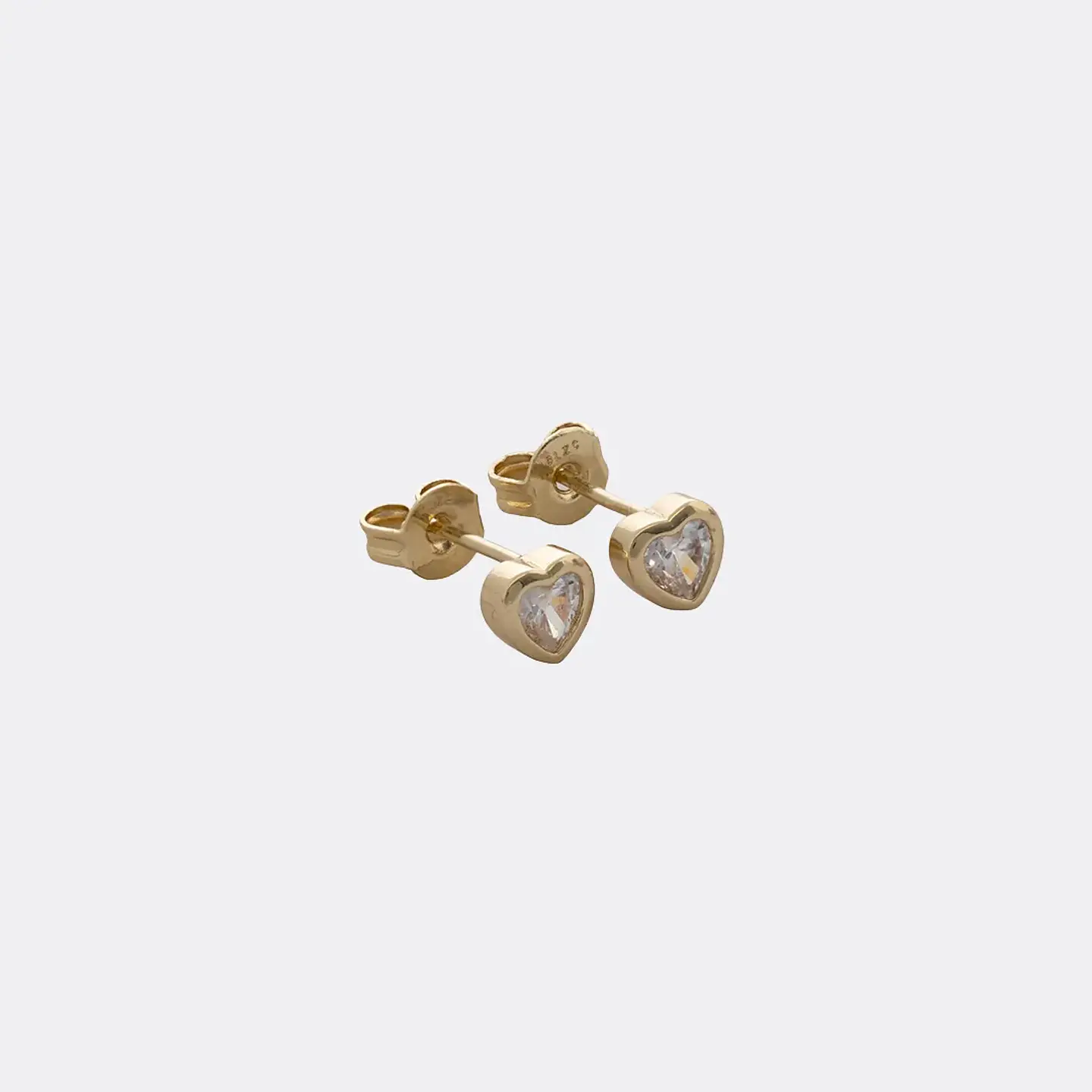 Arete topo  Corazón Mini |Aretes pequeños | Minimalistas 1