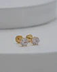 Arete Topo Solitario SB 5 mm | Joya fina | Unisex  - Miniatura 2