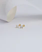 Arete Topo Royal SB 6 mm |Joyería fina | Aretes minimalista - Miniatura 2