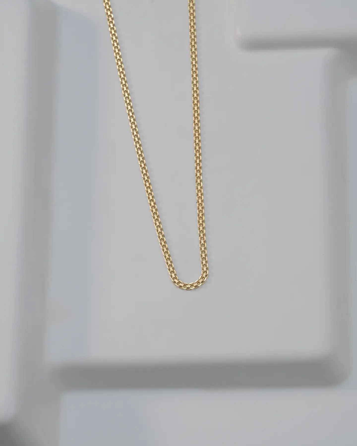Cadena tejido China IT 2 mm 65 Cms | Moda Masculina| Cadenas oro  1