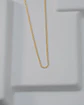 Cadena tejido China IT 2 mm 65 Cms | Moda Masculina| Cadenas oro  - thumbnail 1