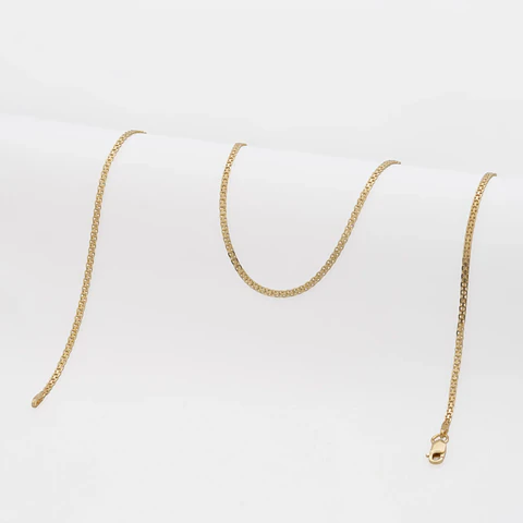 Cadena tejido China IT 2 mm 50 Cms | Joyas masculina |Minimalistas 