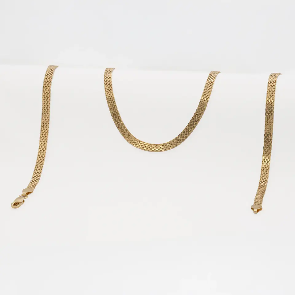 Cadena tejido China IT 5 mm 65 Cms | Joyas Masculinas  2