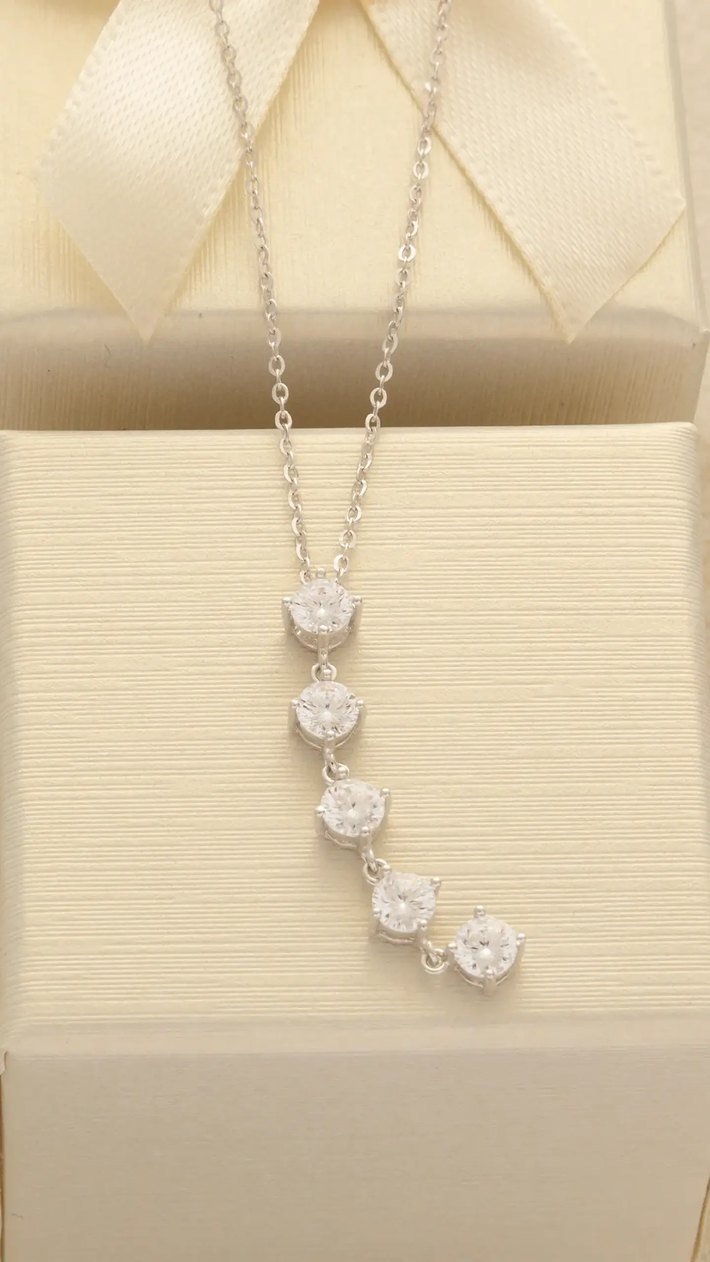 Gargantilla Cascada Crystal 40 Cms + Ext 2