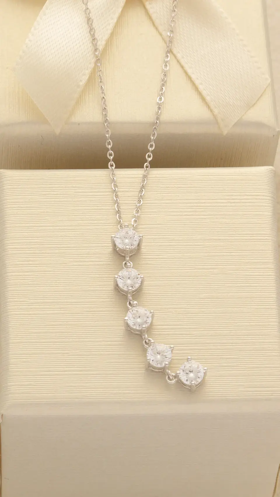 Gargantilla Cascada Crystal 40 Cms + Ext 2