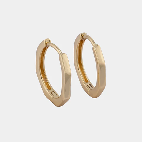 Arete Candonga Codice 15 mm |Joyeria fina 
