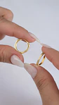 Arete Candonga Codice 15 mm |Joyeria fina  - thumbnail 2