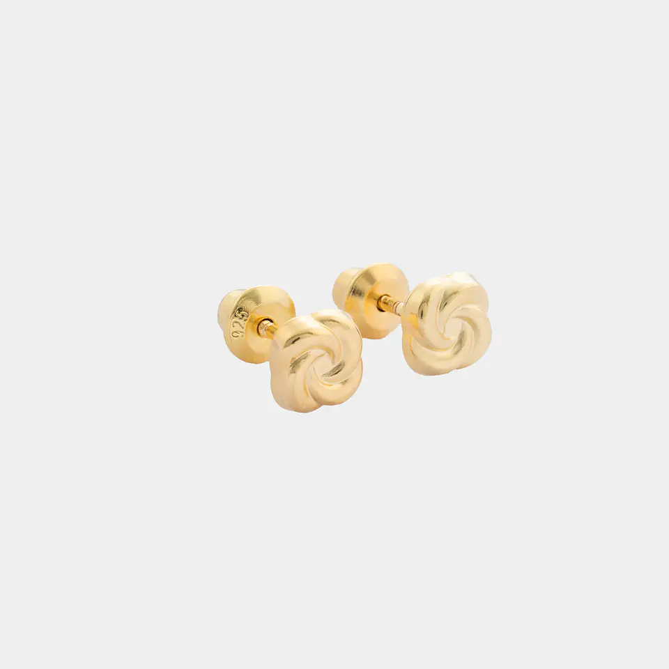 Arete Topo Vortex 6 mm | Joyería Fina  1