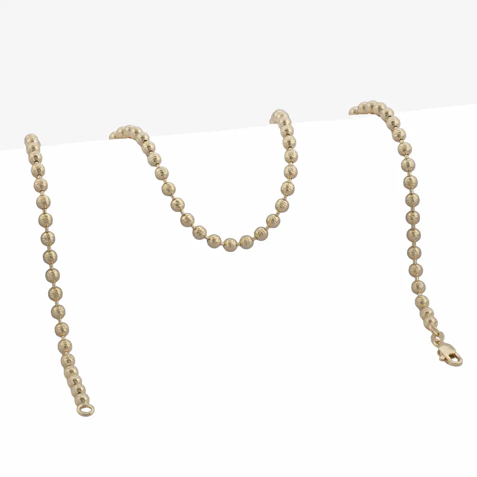 Cadena tejido Militar Italy 4 mm 60 Cms 1