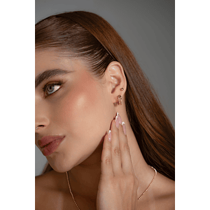 Aretes en Oro laminado18k