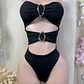 Body/bikini negro  - Miniatura 1