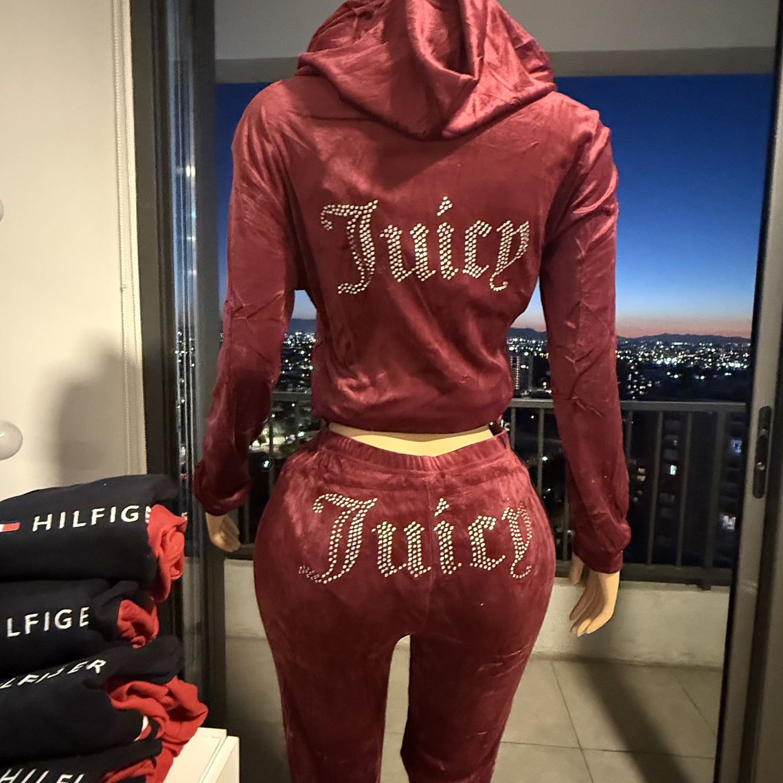 Buzo juicy burdeo  1