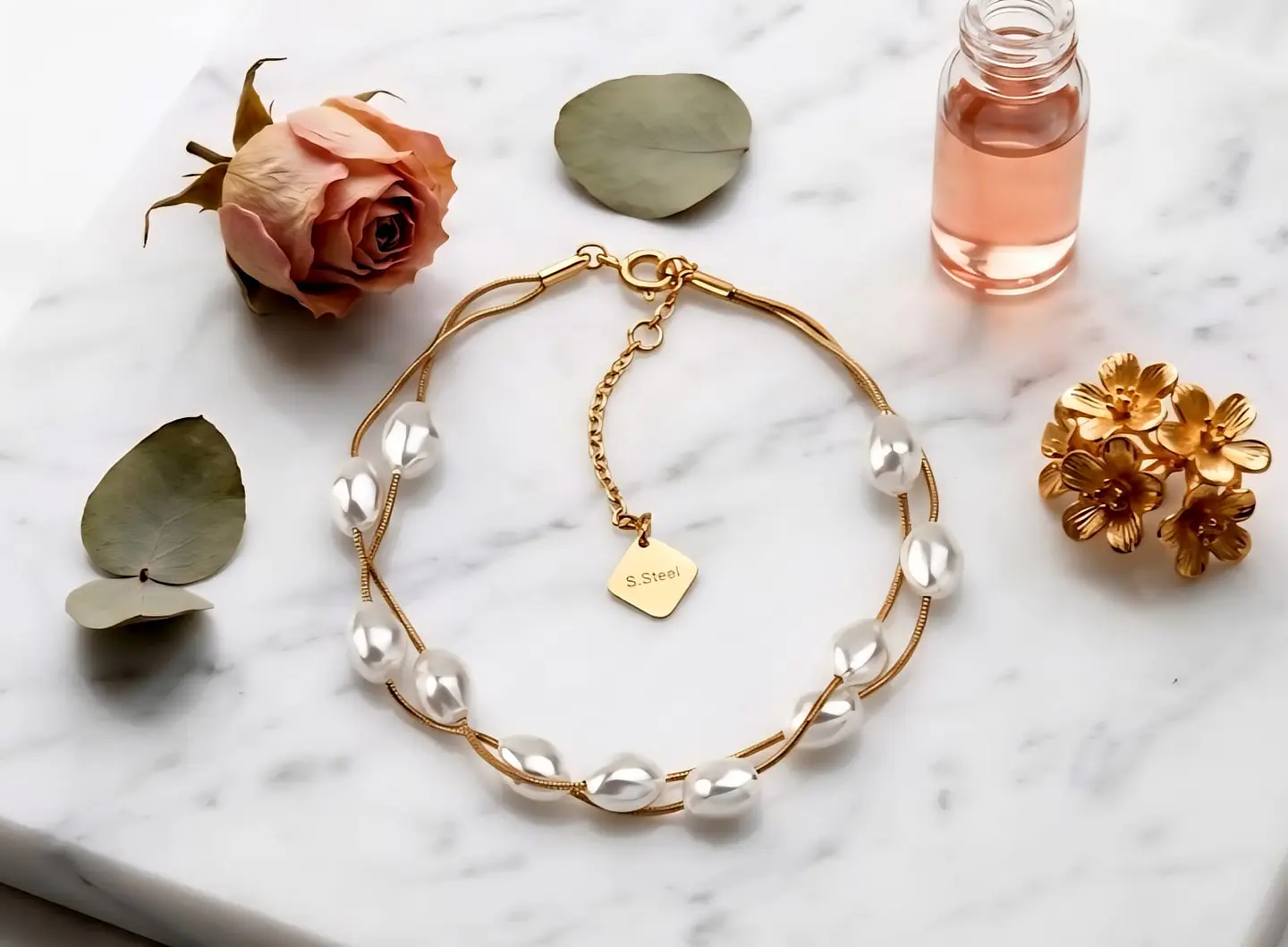 Pulseira Dupla Pearl Glow 3