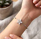 Pulseira Flor Cravada Zircônias - Thumbnail 1