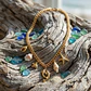 Colar Cadeado Dança dos Golfinhos com Charms e Conchas Naturais - Thumbnail 2