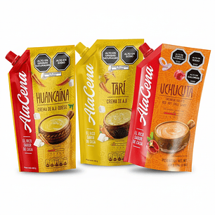 Pack de Alacena: Huancaína, Tarí y Uchucuta