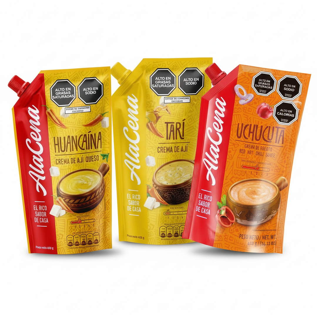 Pack de Alacena: Huancaína, Tarí y Uchucuta 1