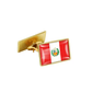Pin Broche Bandera Perú Escudo Nacional Metálico Premium - Miniatura 1