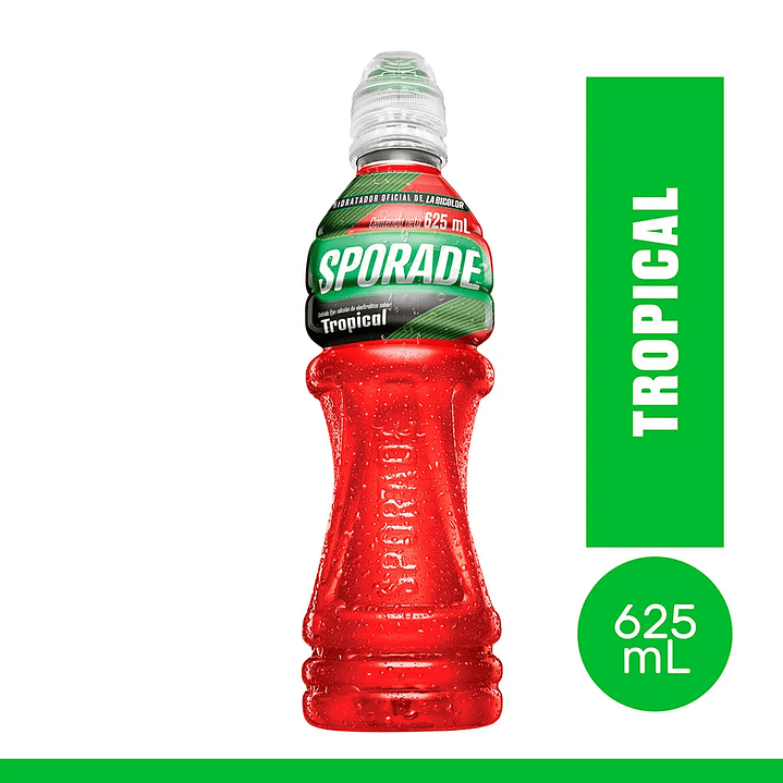 Sporade Fruit Punch (Rojo) 625 ml - Pack de 12 unidades 1