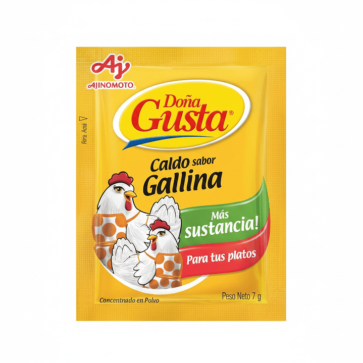 Concentrado en Polvo Doña Gusta Sabor Gallina 10u 1