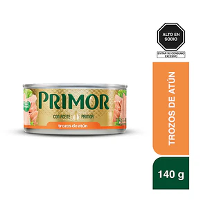 Trozos de Atún en Aceite Primor Lata 140 g
