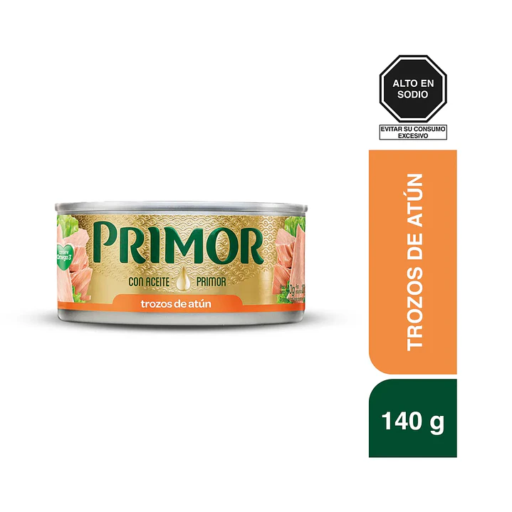 Trozos de Atún en Aceite Primor Lata 140 g 1