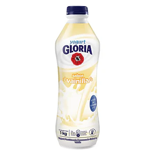 Yogurt Bebible Gloria Vainilla 1 Litro - Yogur Peruano