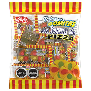 Gomitas Mini Pizza De Fruna Bolsa 36 Unidades