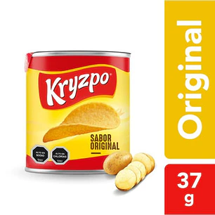 Papas Fritas Kryzpo Original Tarro 37g Pack 6 un.