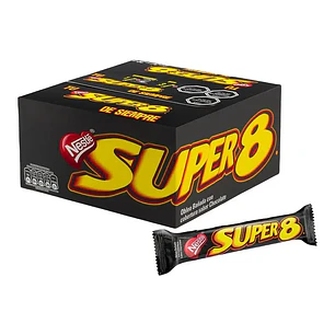 Caja Nestlé Super 8 Oblea Bañada en Chocolate 24 unidades de 29g