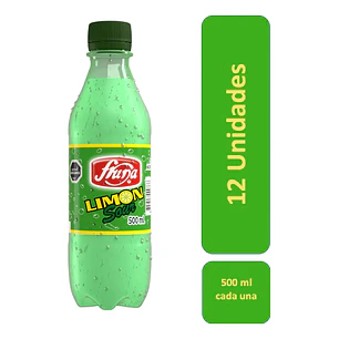 Bebida Fruna Limón 500ml Display 12 un.