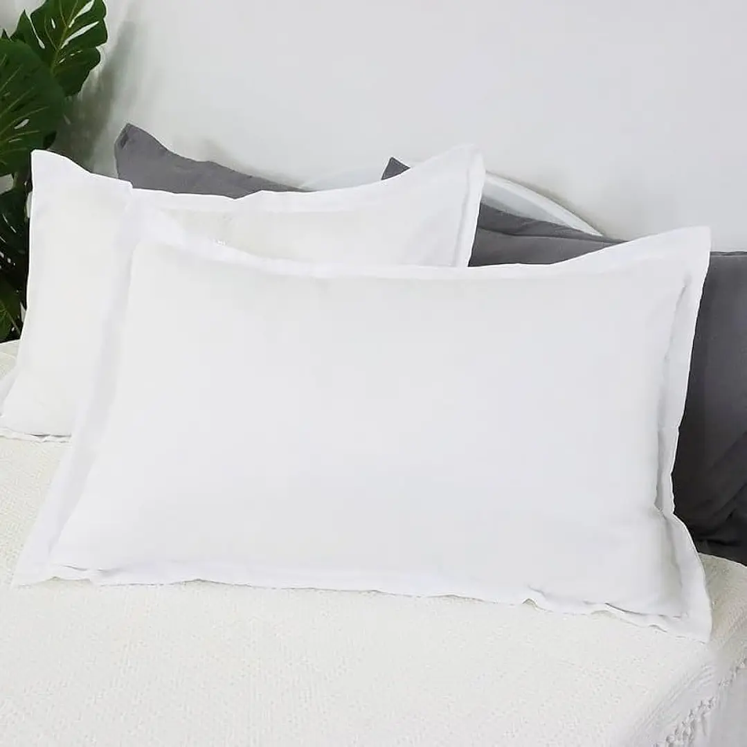 Fundas de Almohadas Blancas Pack 2 unidades 50x70 cm 2