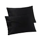 Fundas de Almohadas Negras Pack 2 unidades 50x70 cm - Miniatura 1