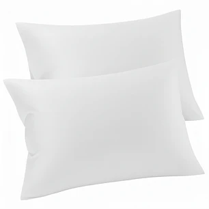Fundas de Almohadas Blancas Pack 2 unidades 50x70 cm